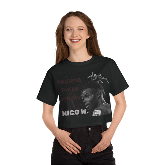 Champion Women's Heritage Cropped T-Shirt Nico Williams - Deportivo Gorillas 