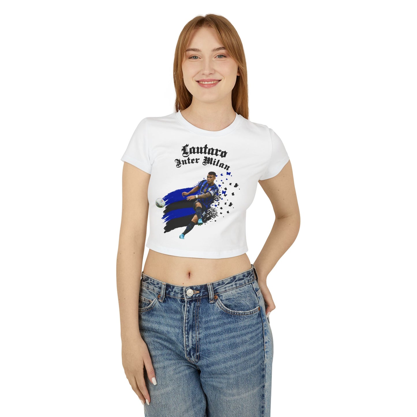 Lautaro Martinez Inter Milan Women's Baby Tee - Deportivo Gorillas 