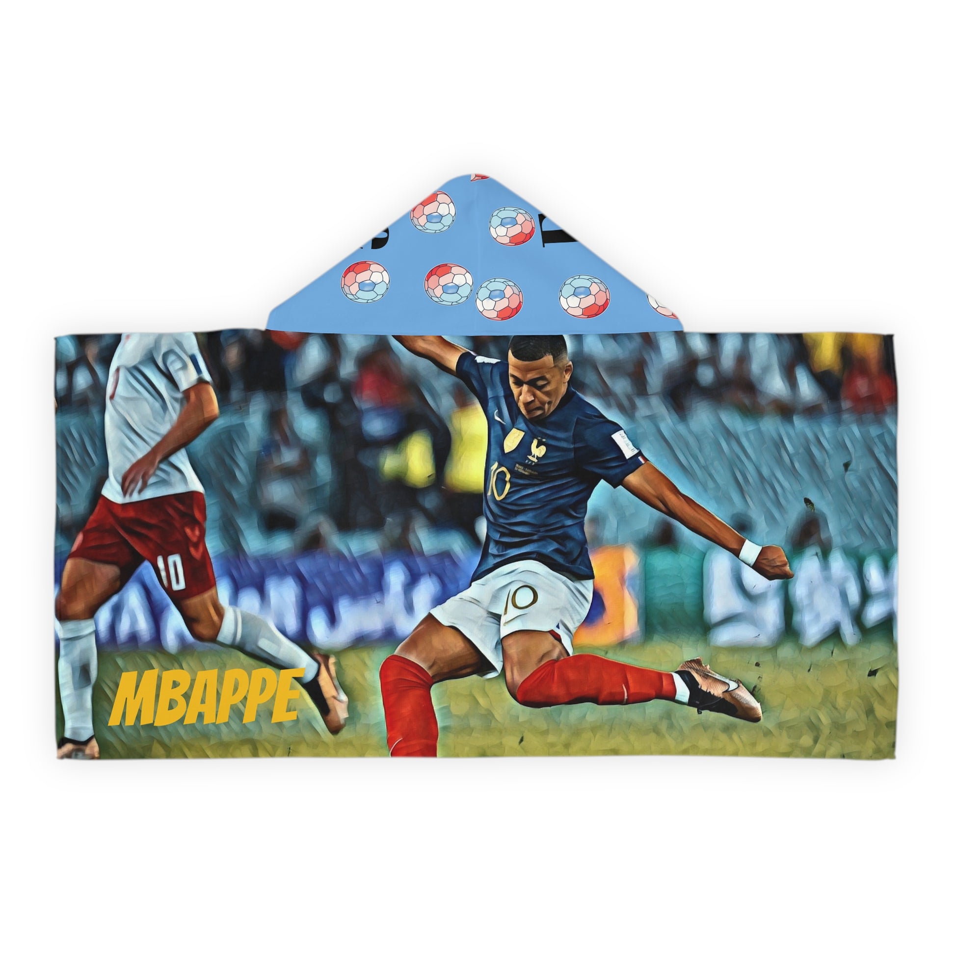 Euro 2024 - Youth Hooded Towel - Mbappe - France - Deportivo Gorillas 