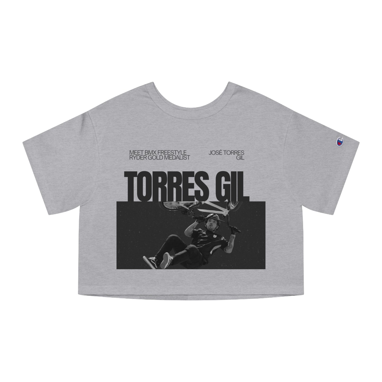 Champion Women's Heritage Cropped T-Shirt José Torres Gil - Deportivo Gorillas 